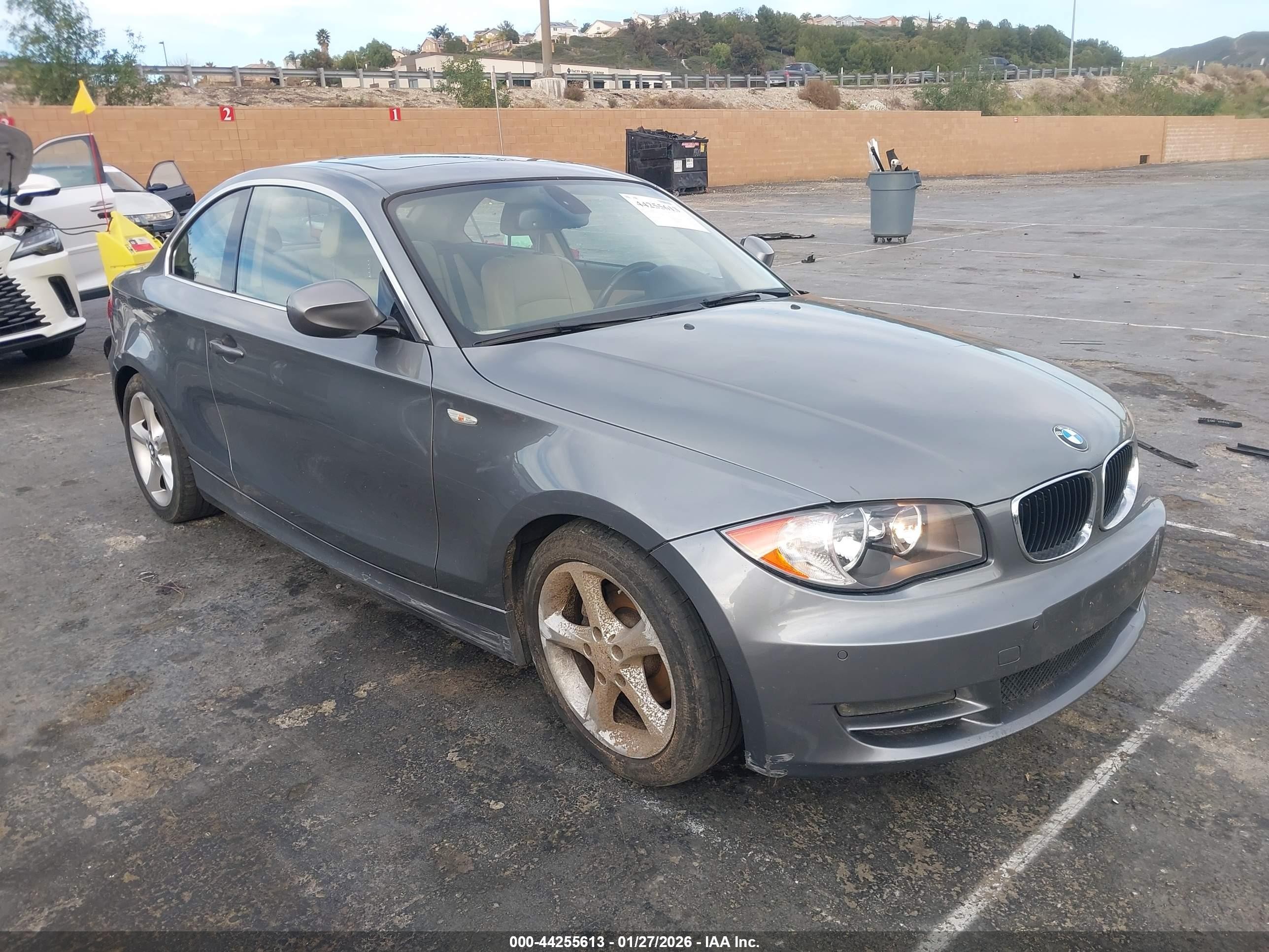 2010 Bmw 128i   Gray vin: WBAUP9C50AVF49579