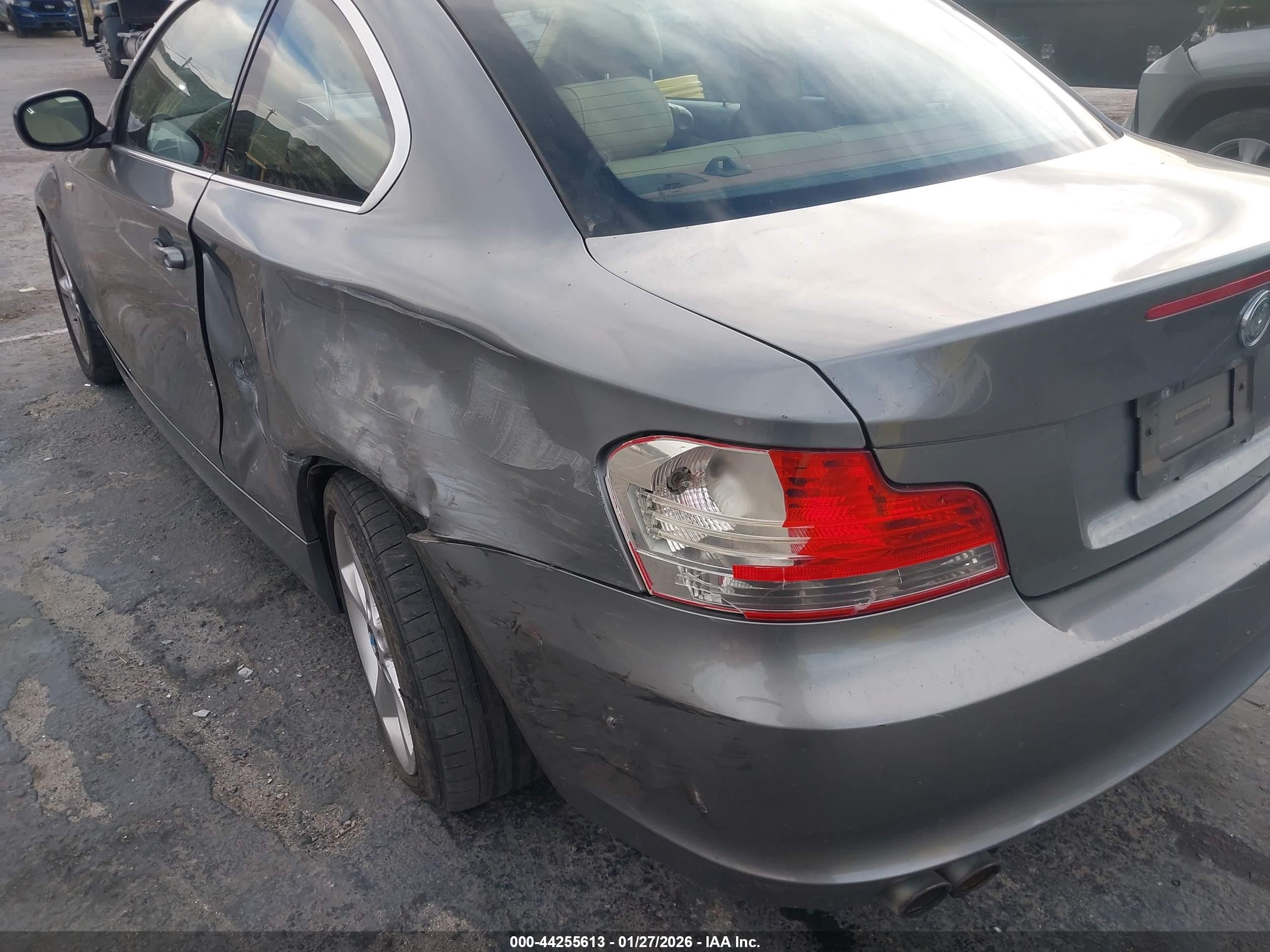 2010 Bmw 128i   Gray vin: WBAUP9C50AVF49579
