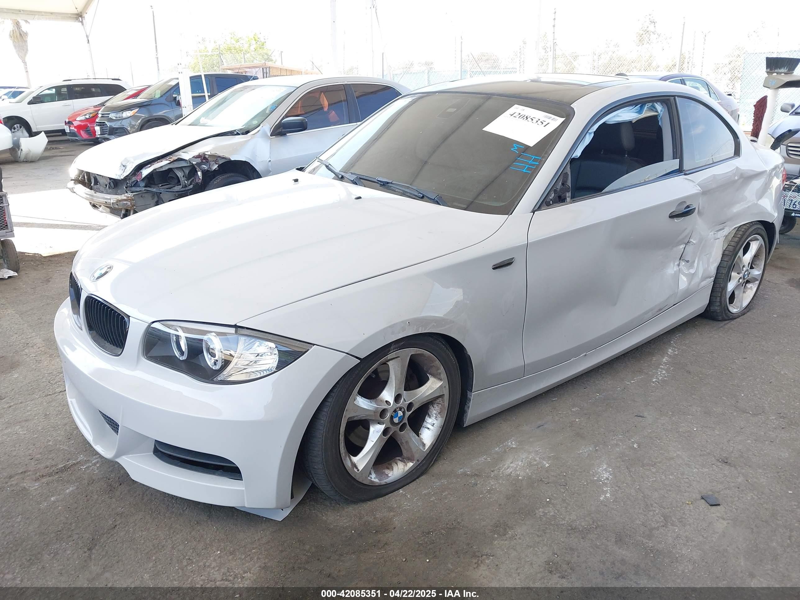 2010 Bmw 128i   Gray vin: WBAUP9C50AVL89216