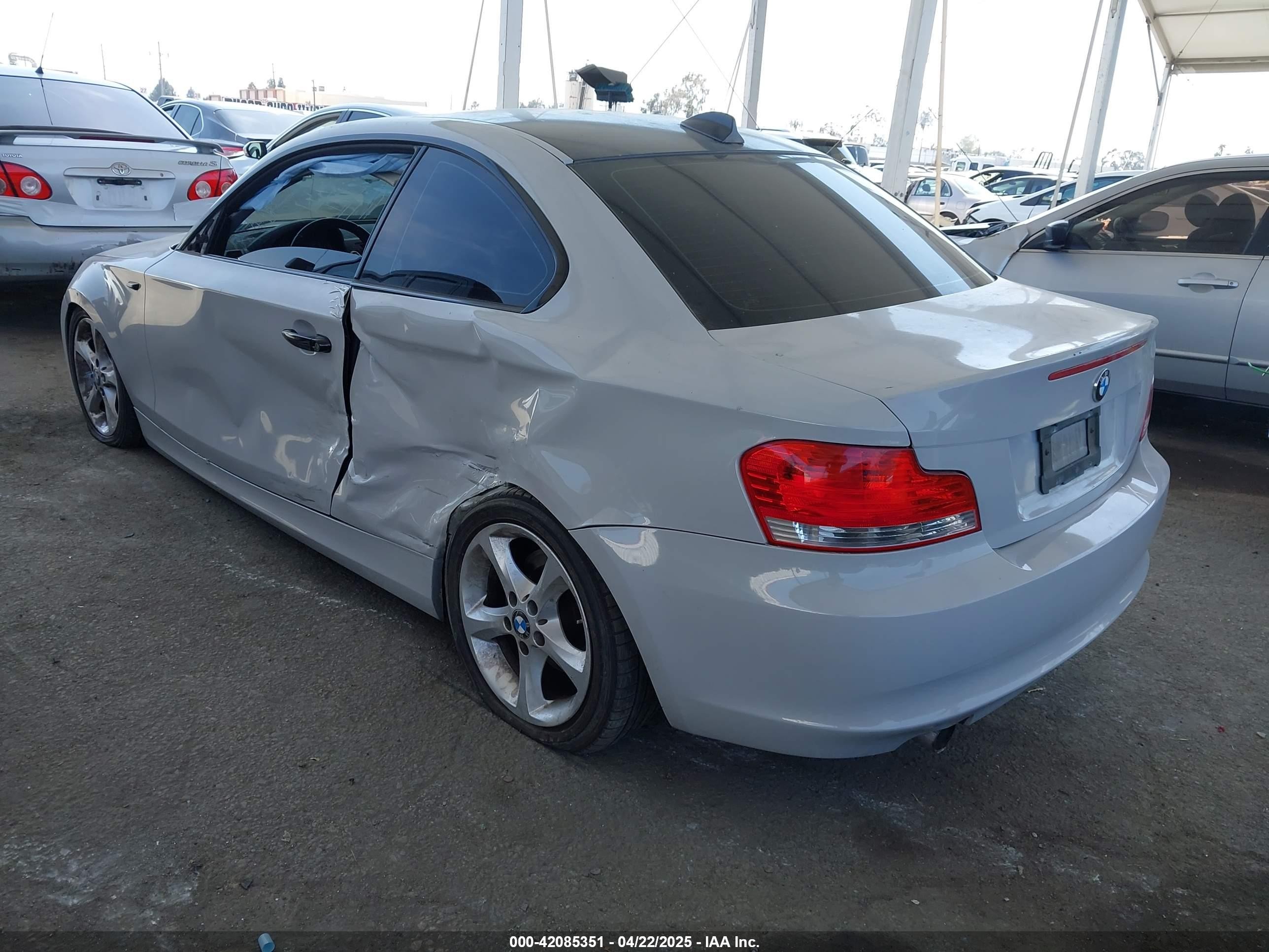 2010 Bmw 128i   Gray vin: WBAUP9C50AVL89216