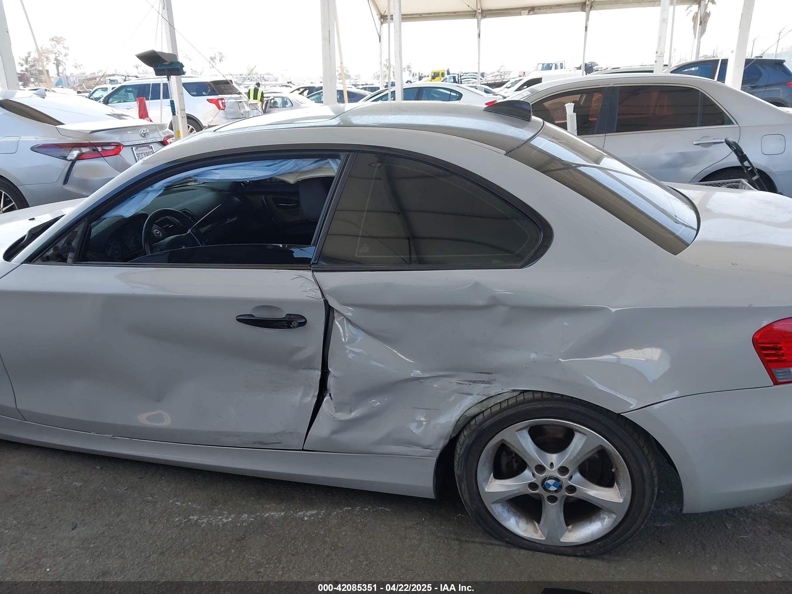 2010 Bmw 128i   Gray vin: WBAUP9C50AVL89216