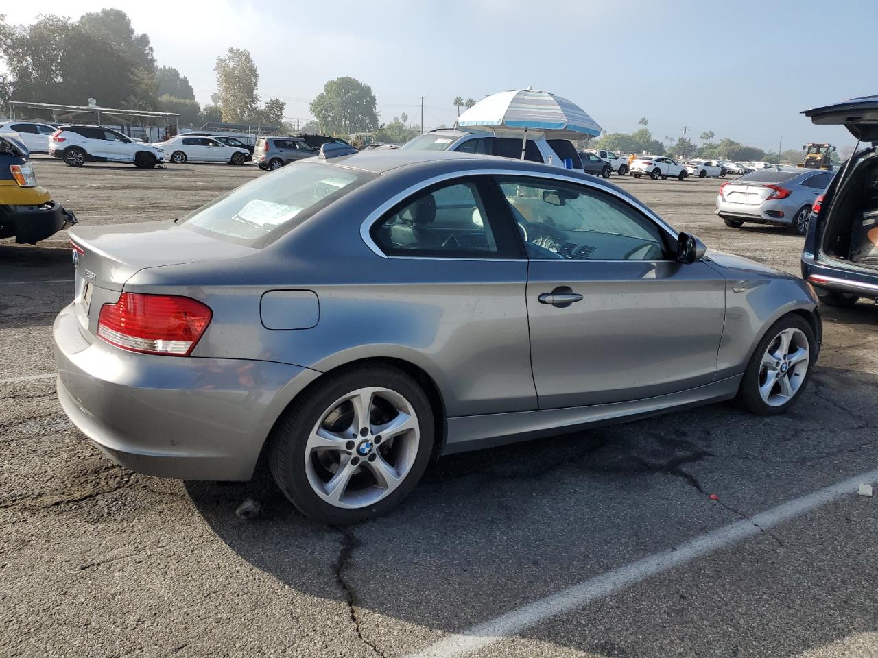 2011 Bmw 128 I Gray vin: WBAUP9C50BVL89802