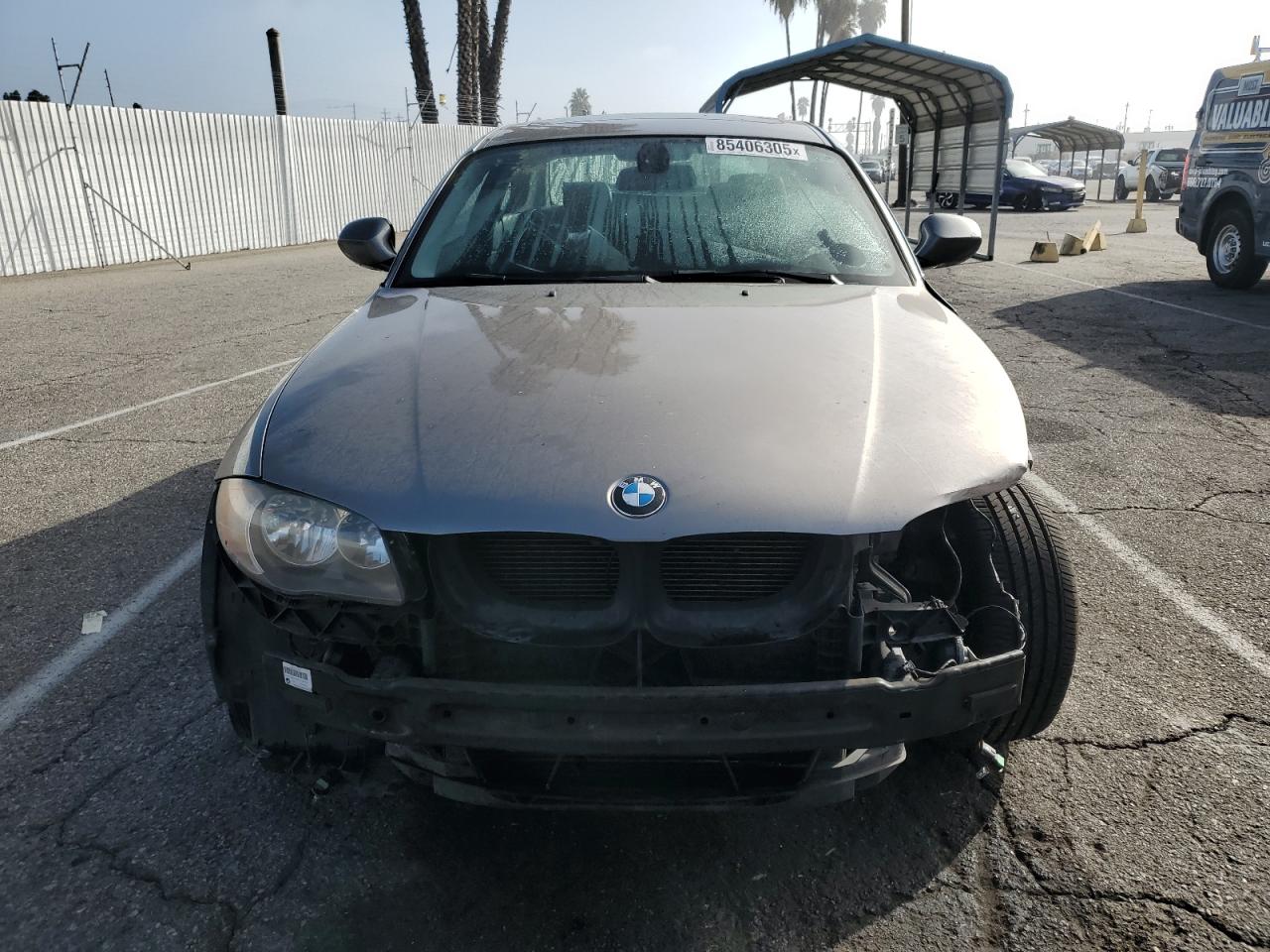 2011 Bmw 128 I Gray vin: WBAUP9C50BVL89802