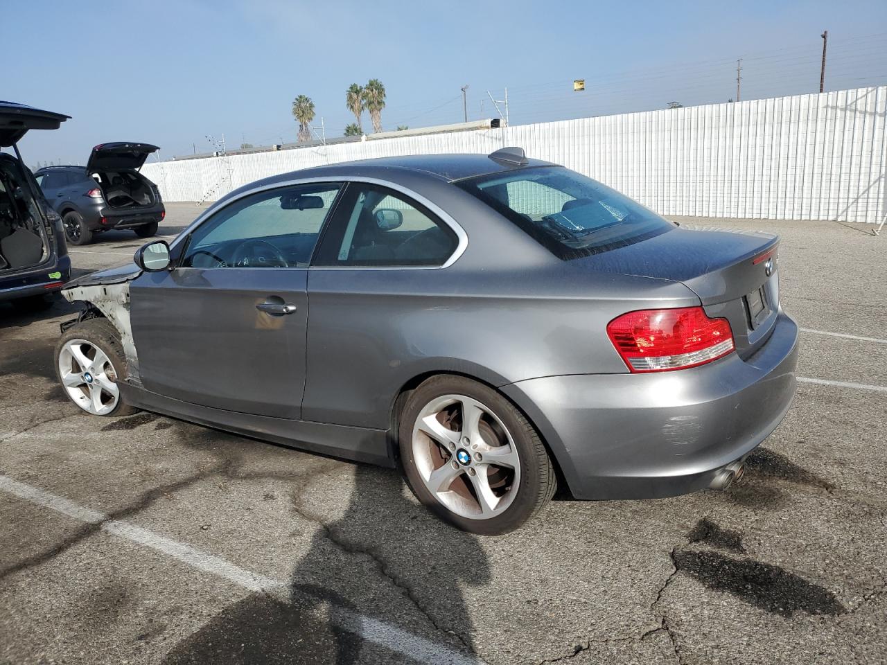 2011 Bmw 128 I Gray vin: WBAUP9C50BVL89802