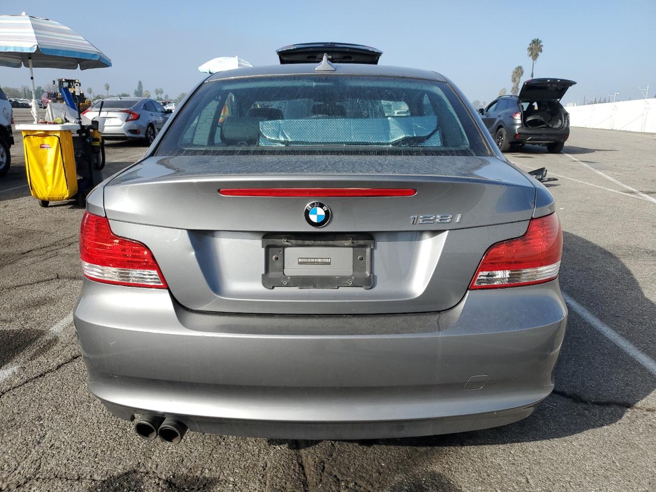 2011 Bmw 128 I Gray vin: WBAUP9C50BVL89802
