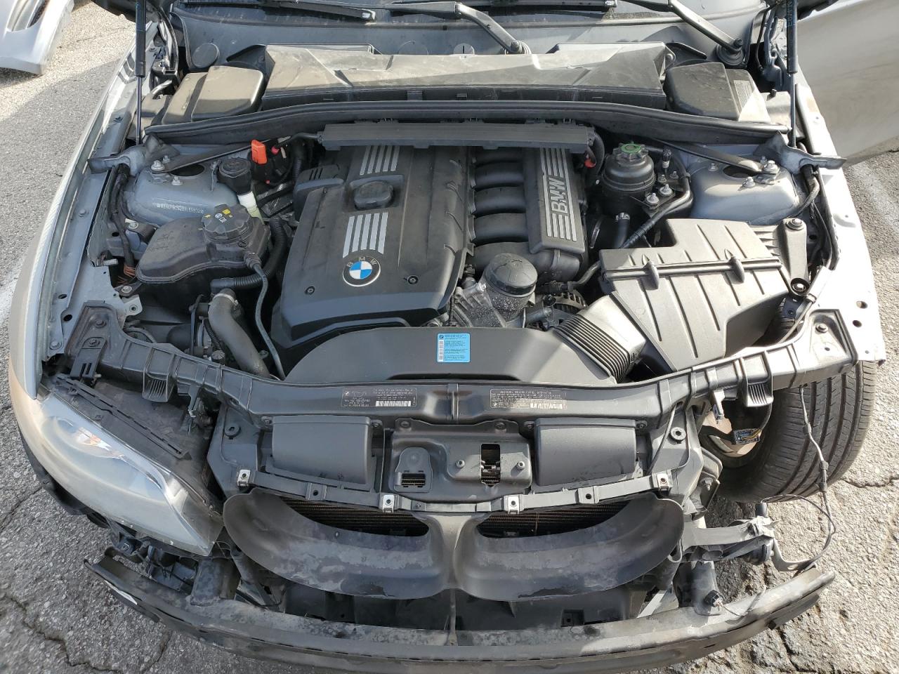 2011 Bmw 128 I Gray vin: WBAUP9C50BVL89802