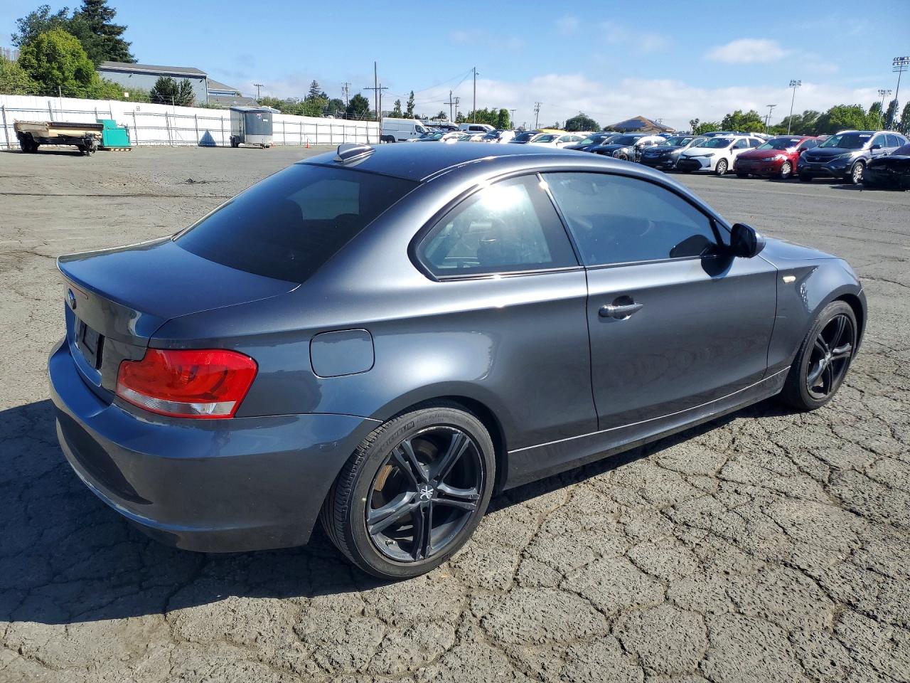 2013 Bmw 128 I Gray vin: WBAUP9C50DVS94563