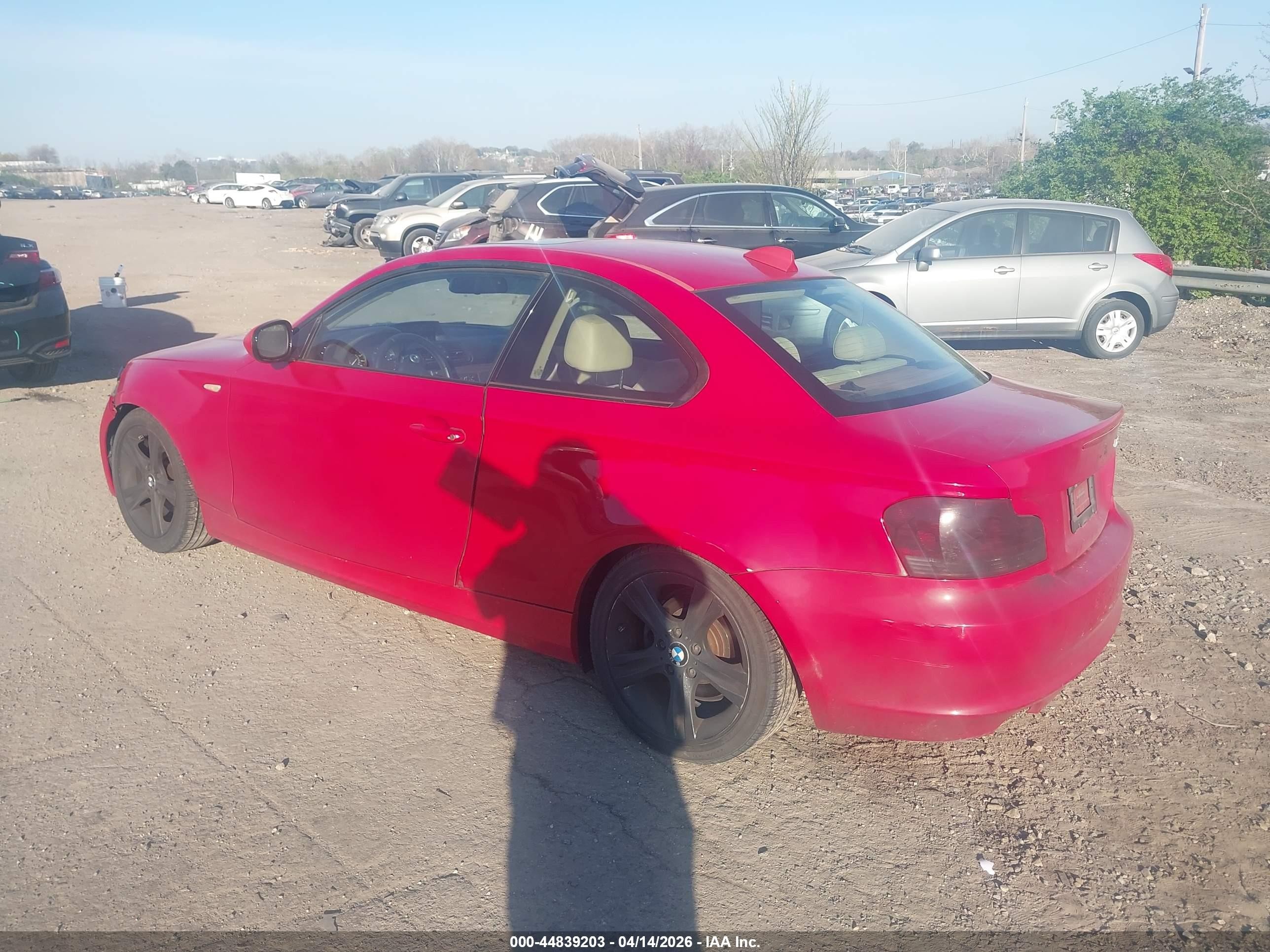 2010 Bmw 128i   Red vin: WBAUP9C51AVF49557