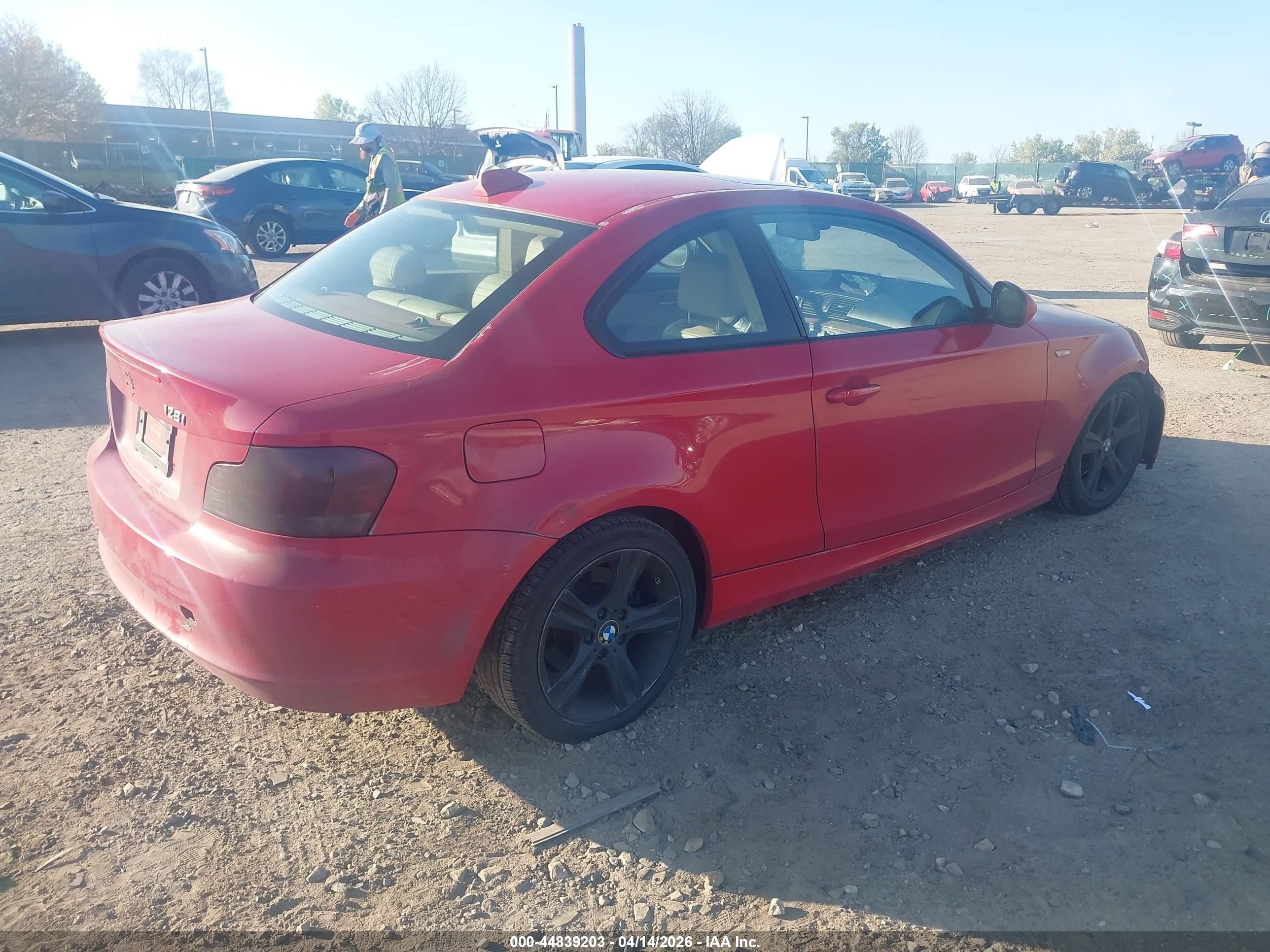 2010 Bmw 128i   Red vin: WBAUP9C51AVF49557