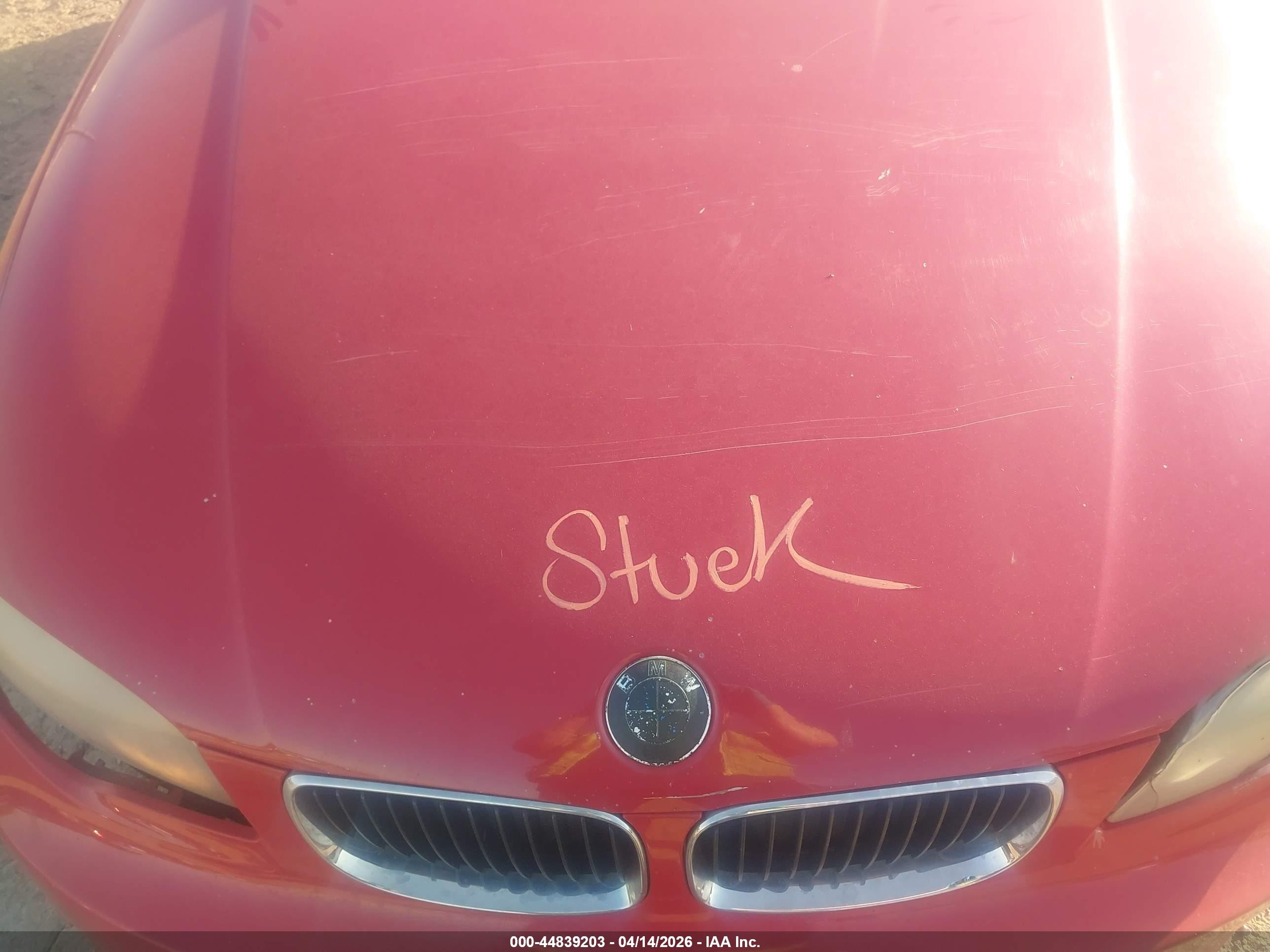 2010 Bmw 128i   Red vin: WBAUP9C51AVF49557