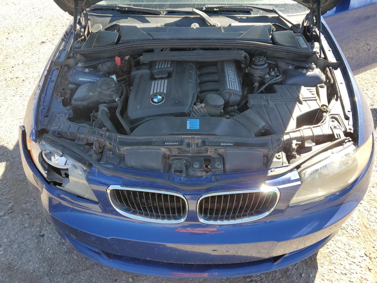 2011 Bmw 128 I Blue vin: WBAUP9C51BVL90649