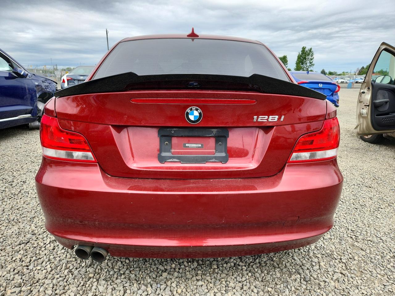 2012 Bmw 128 I Бордовый vin: WBAUP9C51CVL91219