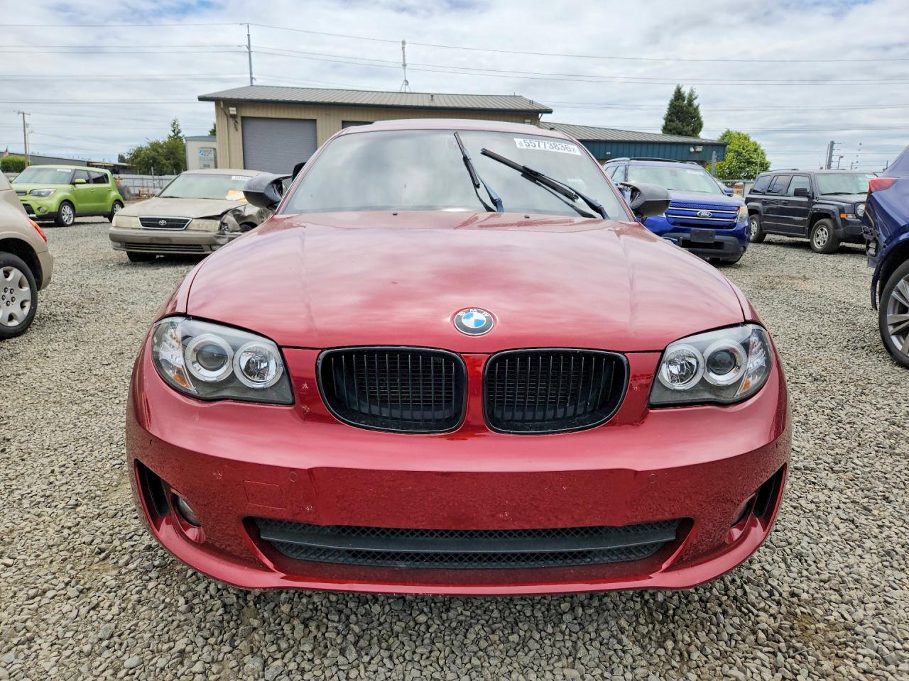 2012 Bmw 128 I Бордовый vin: WBAUP9C51CVL91219