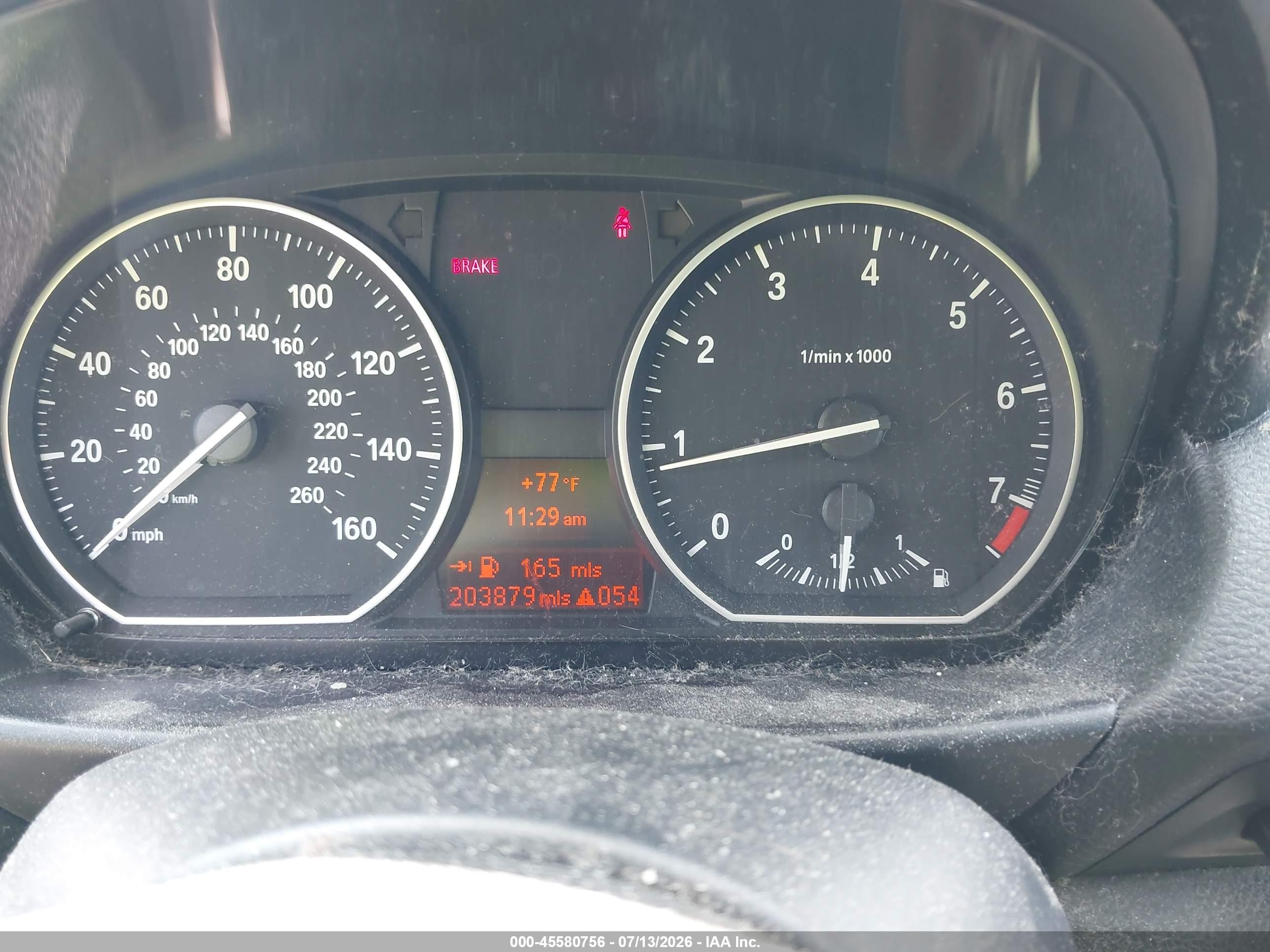 2013 Bmw 128i   Черный vin: WBAUP9C51DVF46680