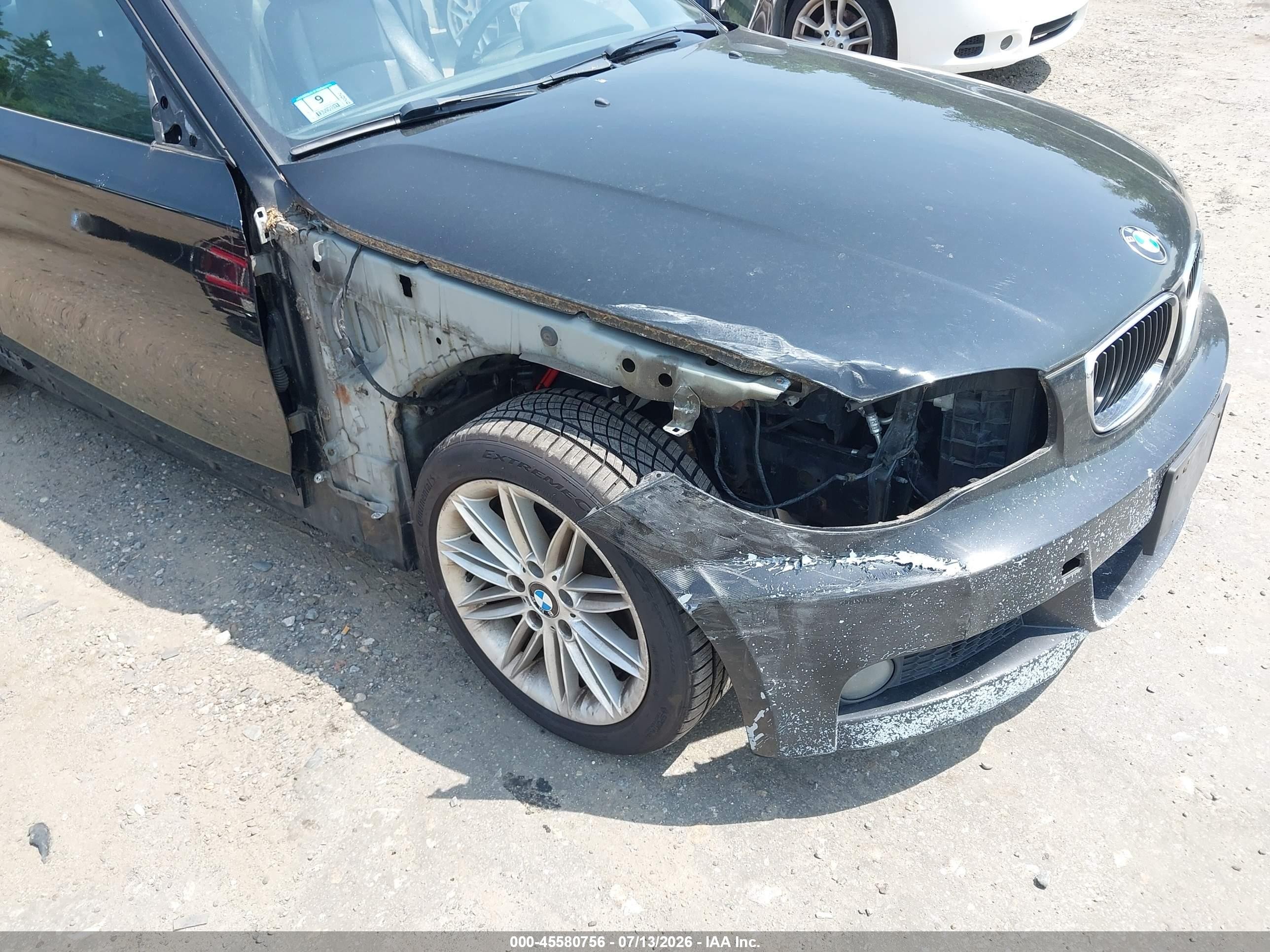 2013 Bmw 128i   Черный vin: WBAUP9C51DVF46680
