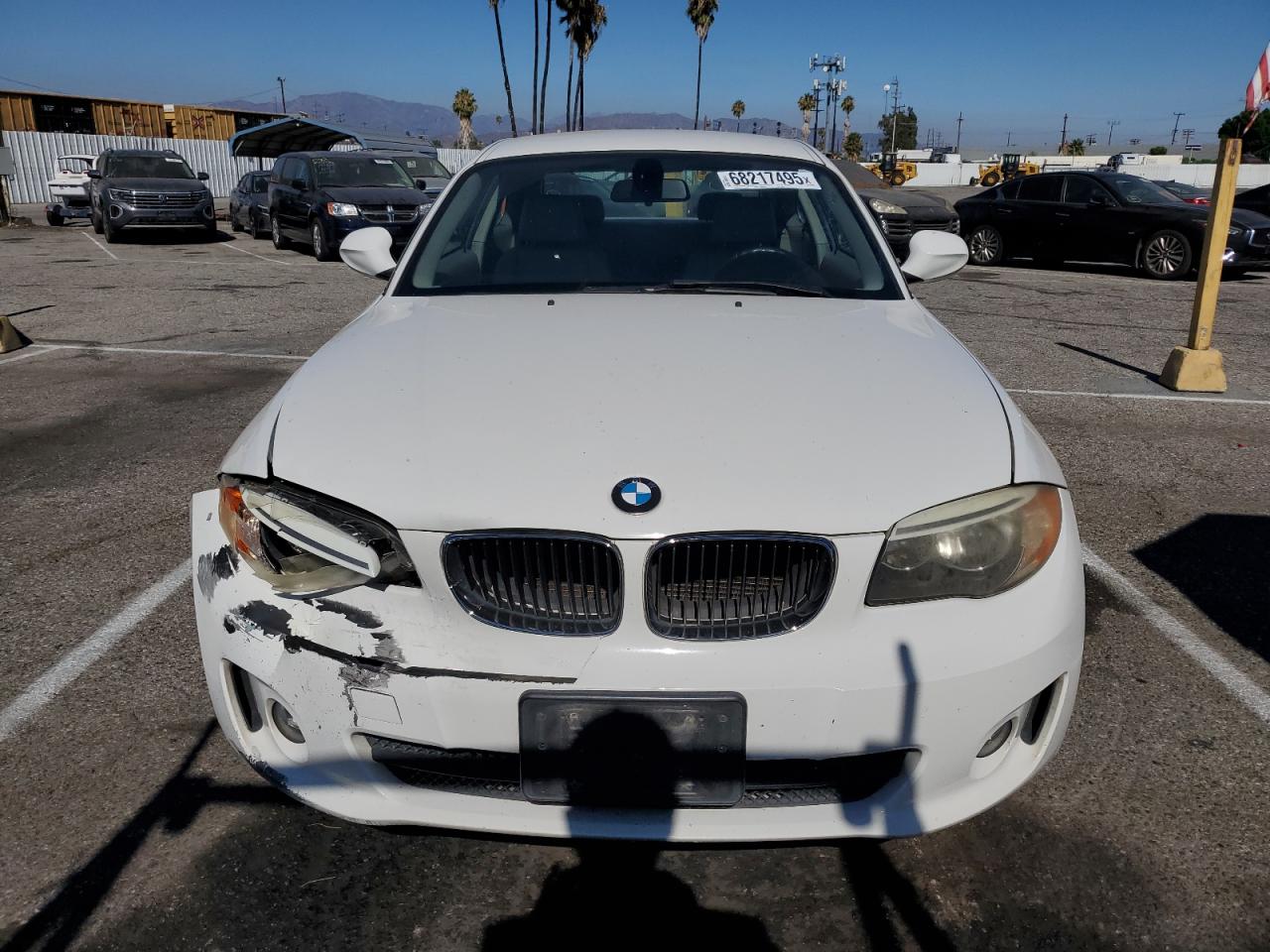 2012 Bmw 128 I   White vin: WBAUP9C52CVL91987