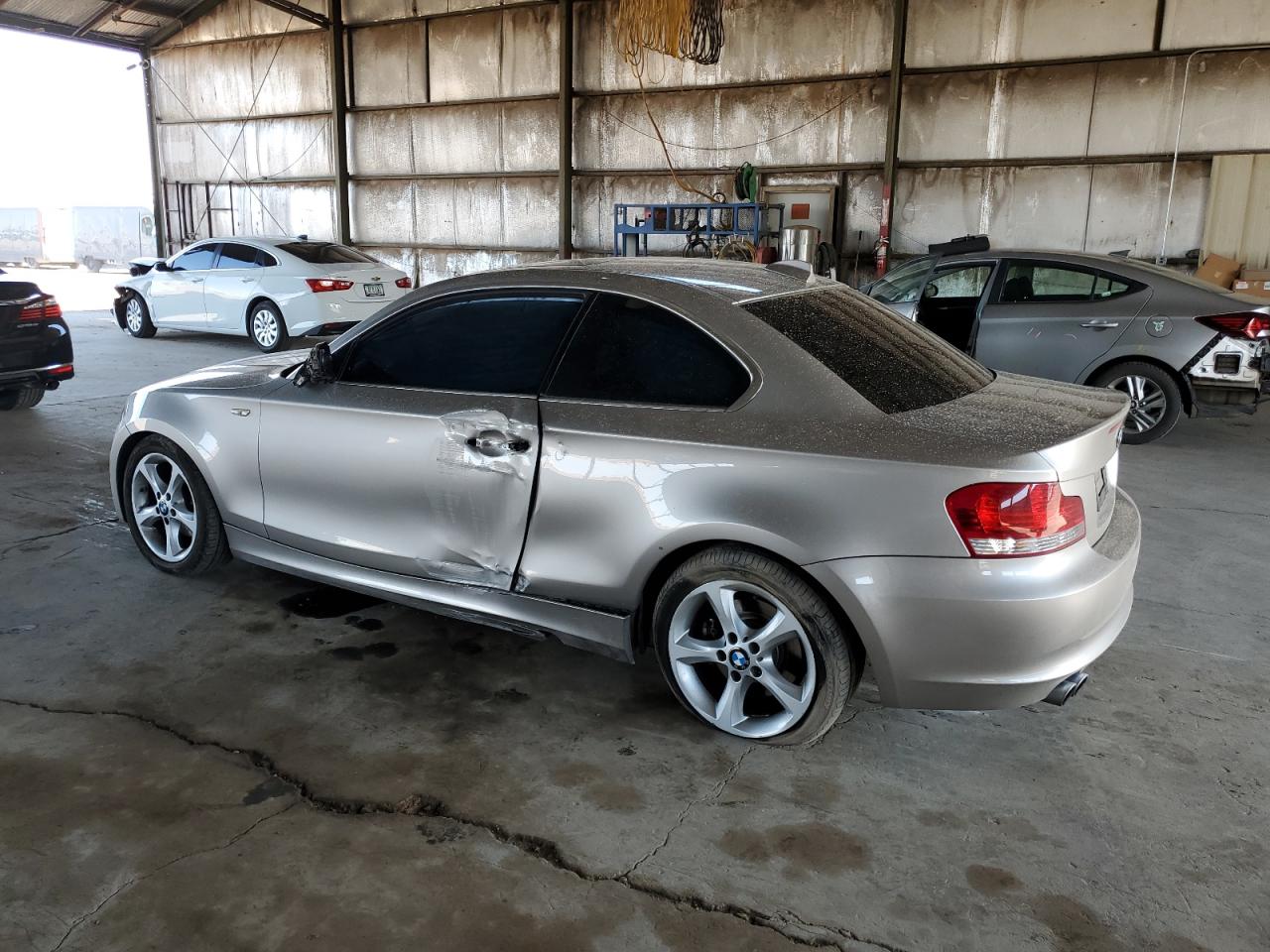 2010 Bmw 128 I Gray vin: WBAUP9C54AVL89316