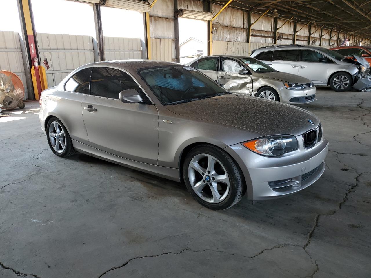 2010 Bmw 128 I Gray vin: WBAUP9C54AVL89316