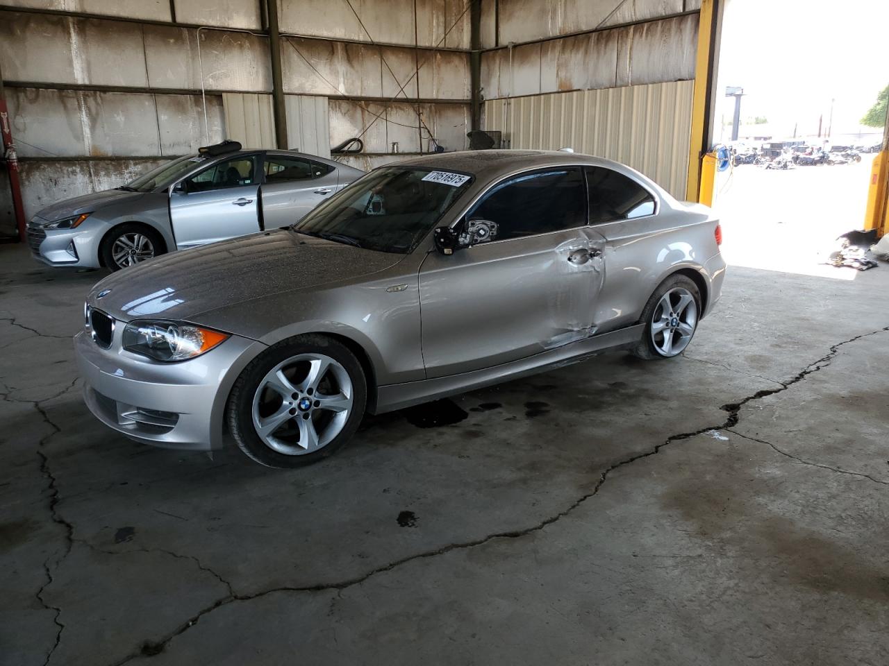 2010 Bmw 128 I Gray vin: WBAUP9C54AVL89316