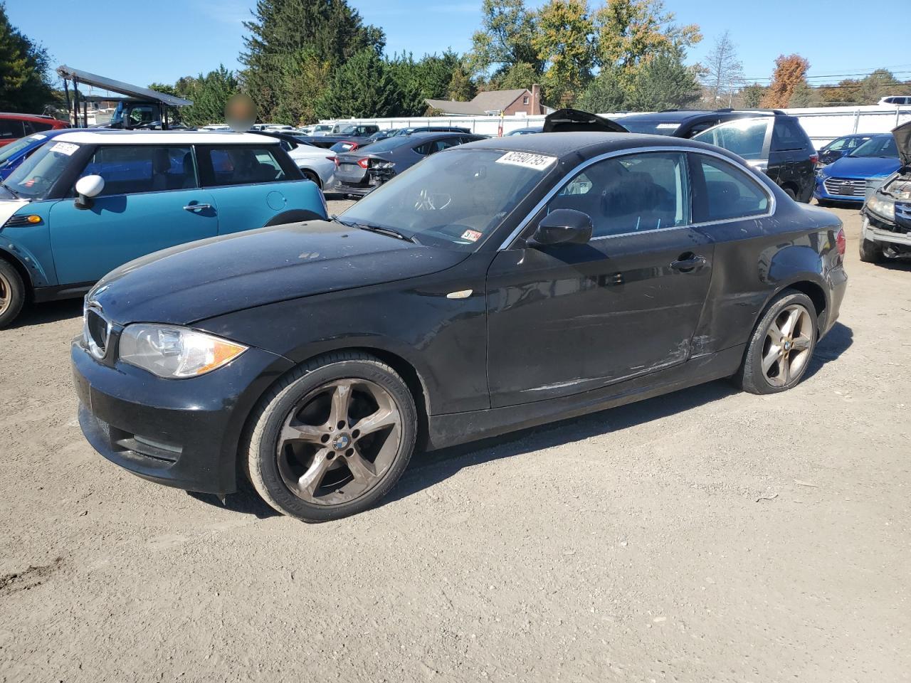 2011 Bmw 128 I Black vin: WBAUP9C54BVL90418