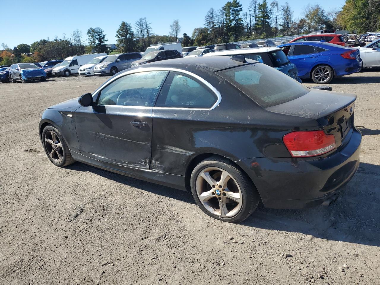 2011 Bmw 128 I Black vin: WBAUP9C54BVL90418