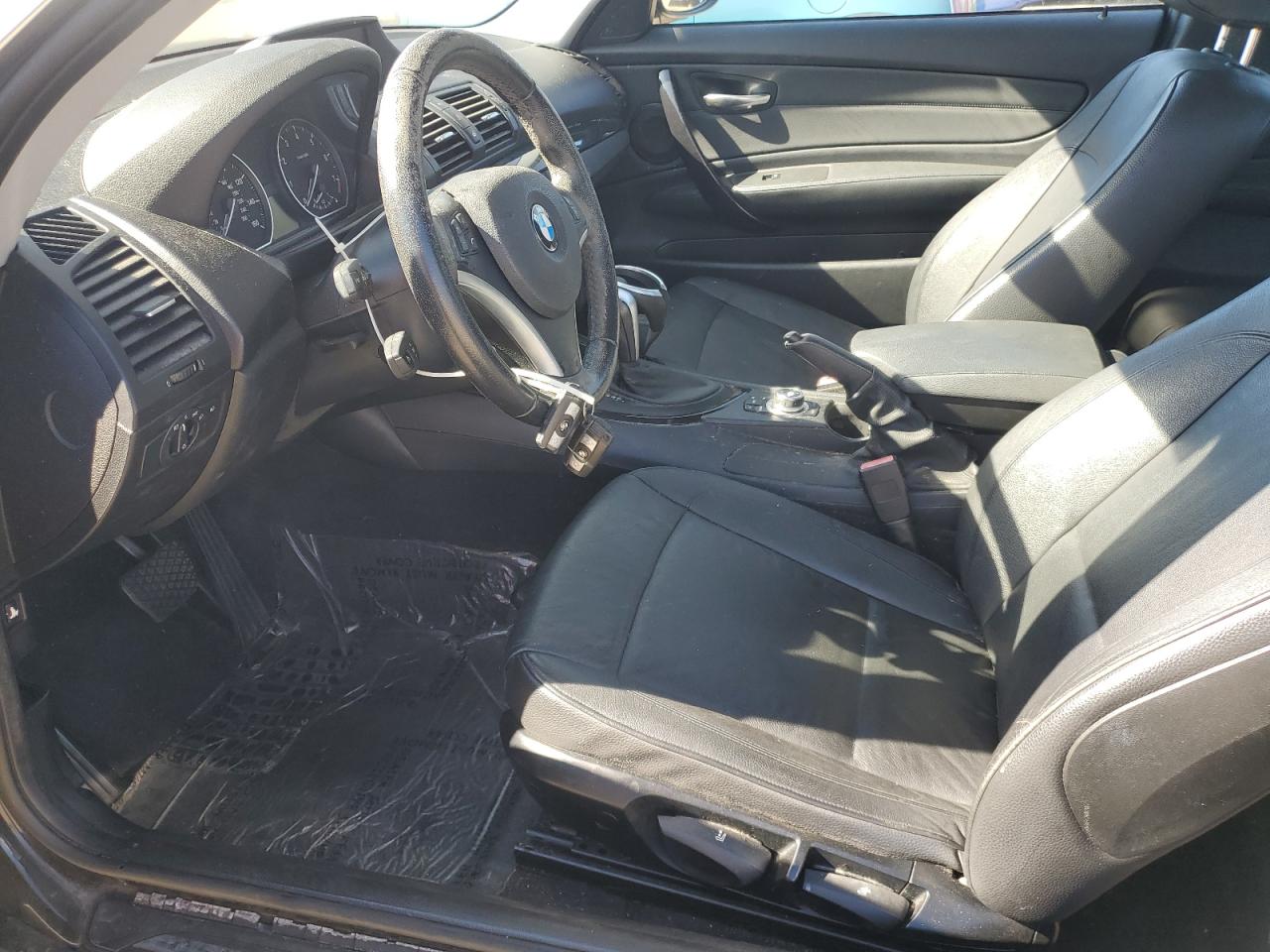 2011 Bmw 128 I Black vin: WBAUP9C54BVL90418