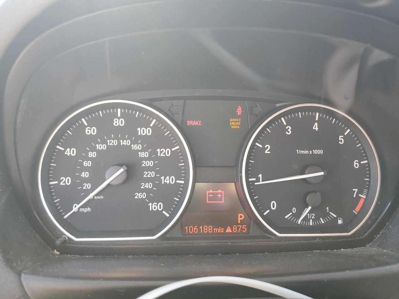 2011 Bmw 128 I Black vin: WBAUP9C54BVL90418