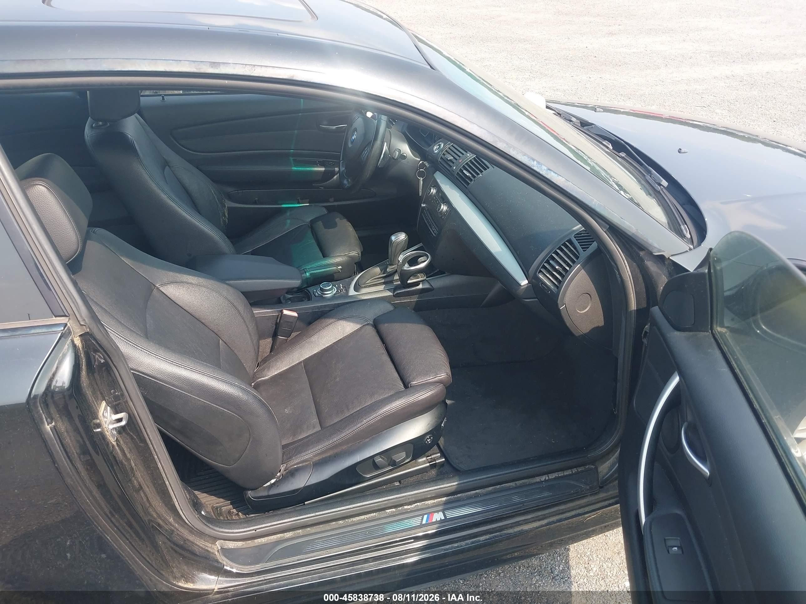 2012 Bmw 128i   Черный vin: WBAUP9C54CVL91151