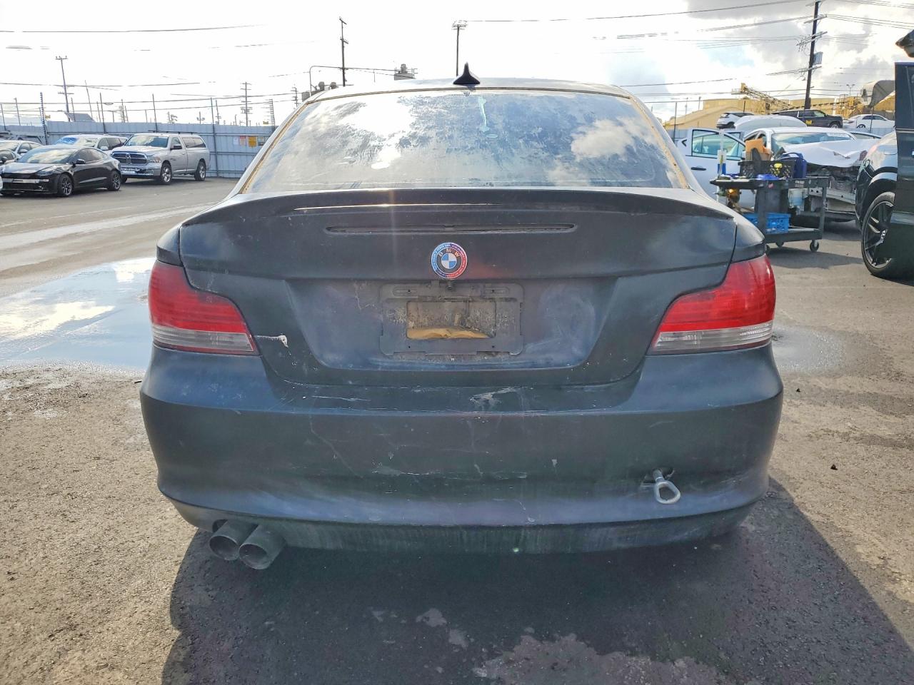 2011 Bmw 128 I Black vin: WBAUP9C55BVL89925