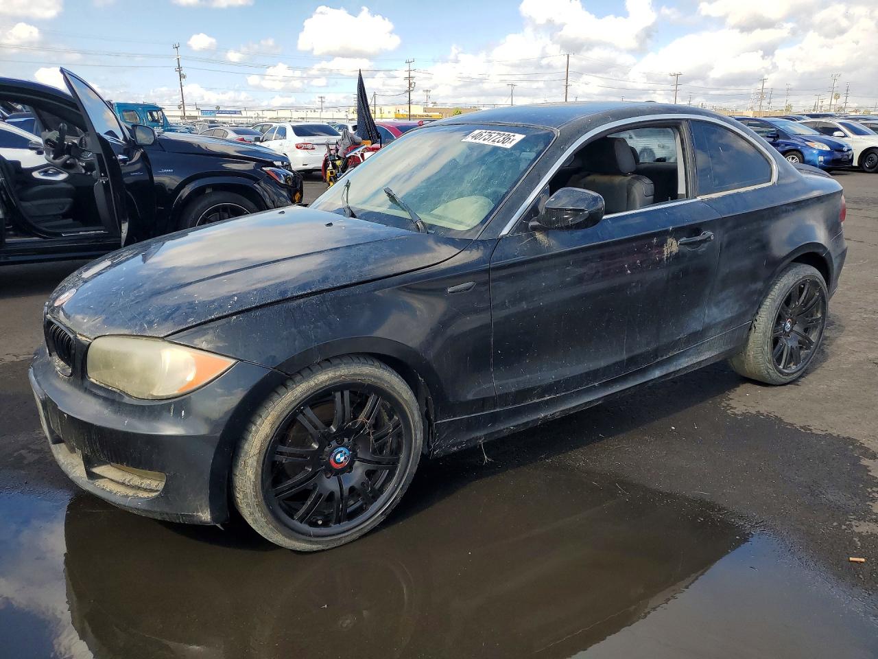2011 Bmw 128 I Black vin: WBAUP9C55BVL89925