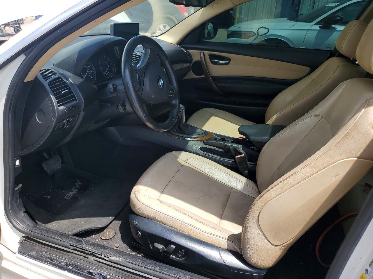 2011 Bmw 128 I White vin: WBAUP9C55BVL90282