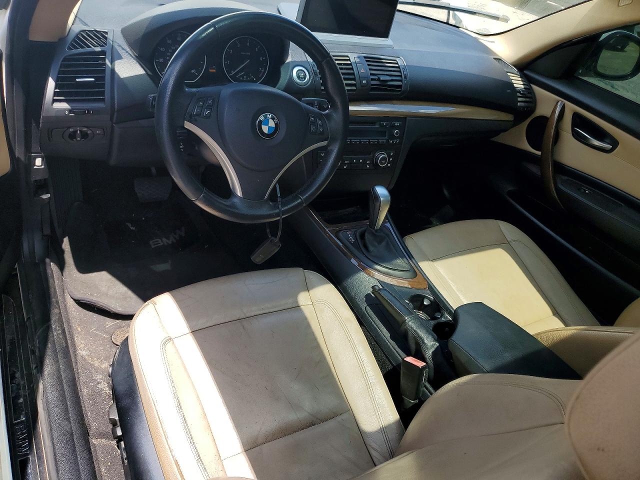 2011 Bmw 128 I White vin: WBAUP9C55BVL90282