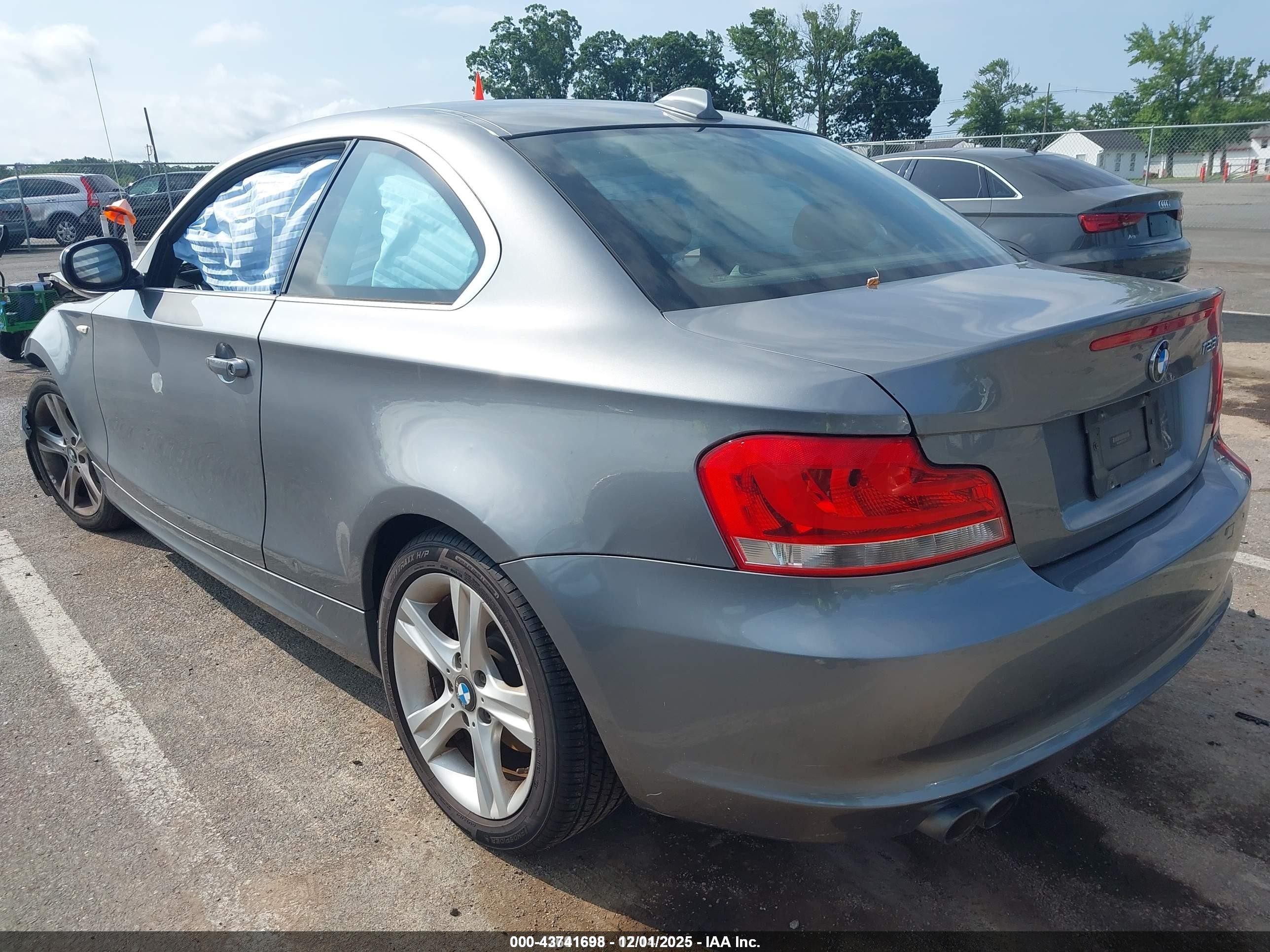 2012 Bmw 128i   Gray vin: WBAUP9C55CVL91174