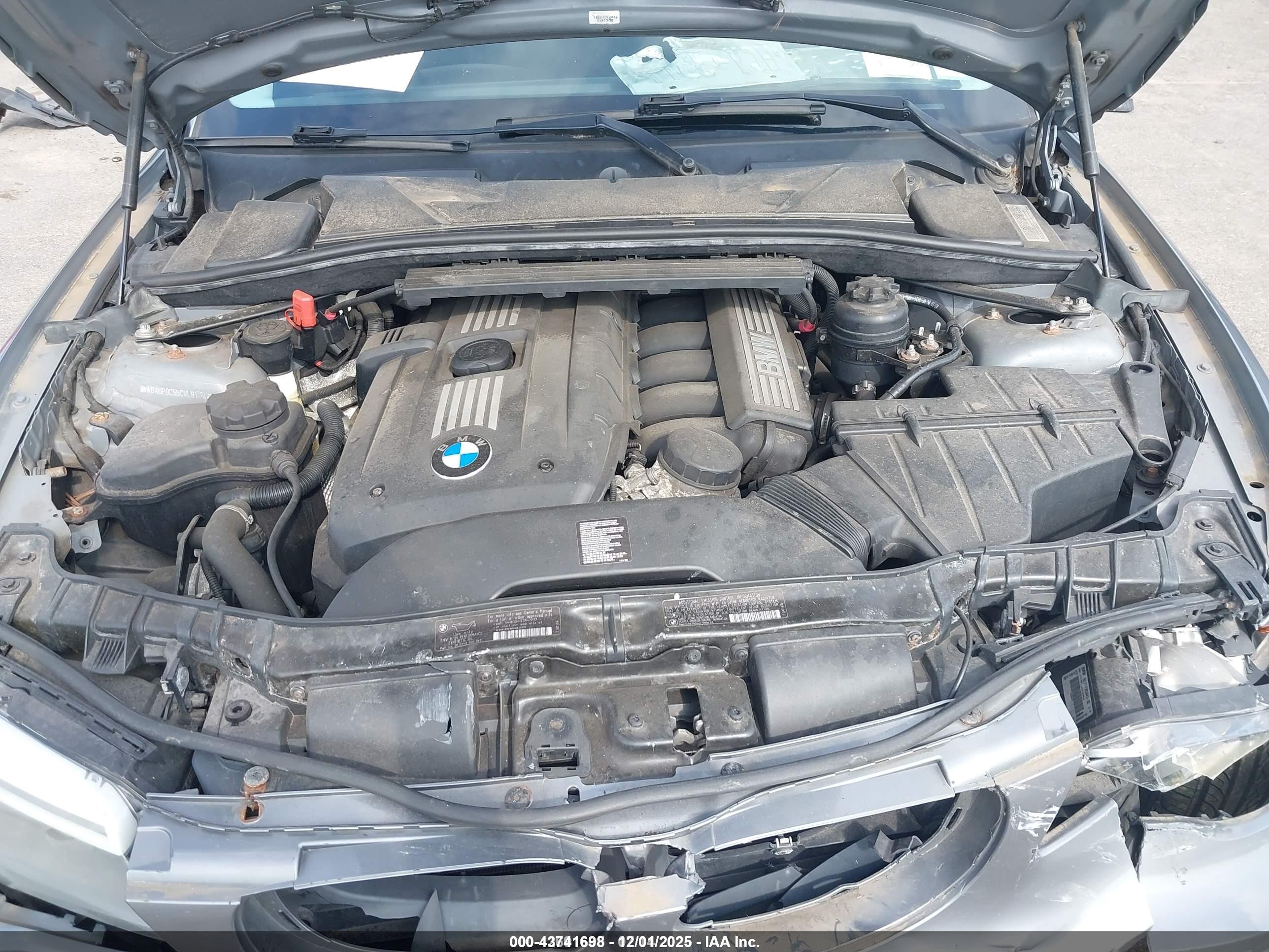 2012 Bmw 128i   Gray vin: WBAUP9C55CVL91174