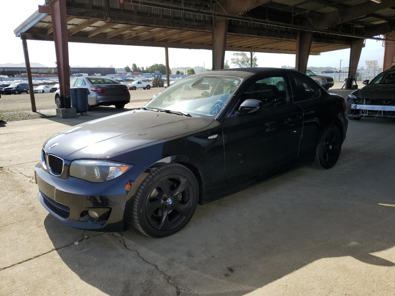2012 Bmw 128 I Black vin: WBAUP9C55CVS94136