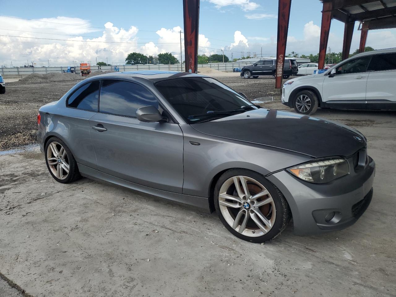 2012 Bmw 128 I Silver vin: WBAUP9C56CVL91247