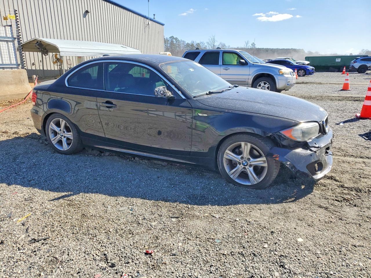 2013 Bmw 128 I Black vin: WBAUP9C56DVS95068