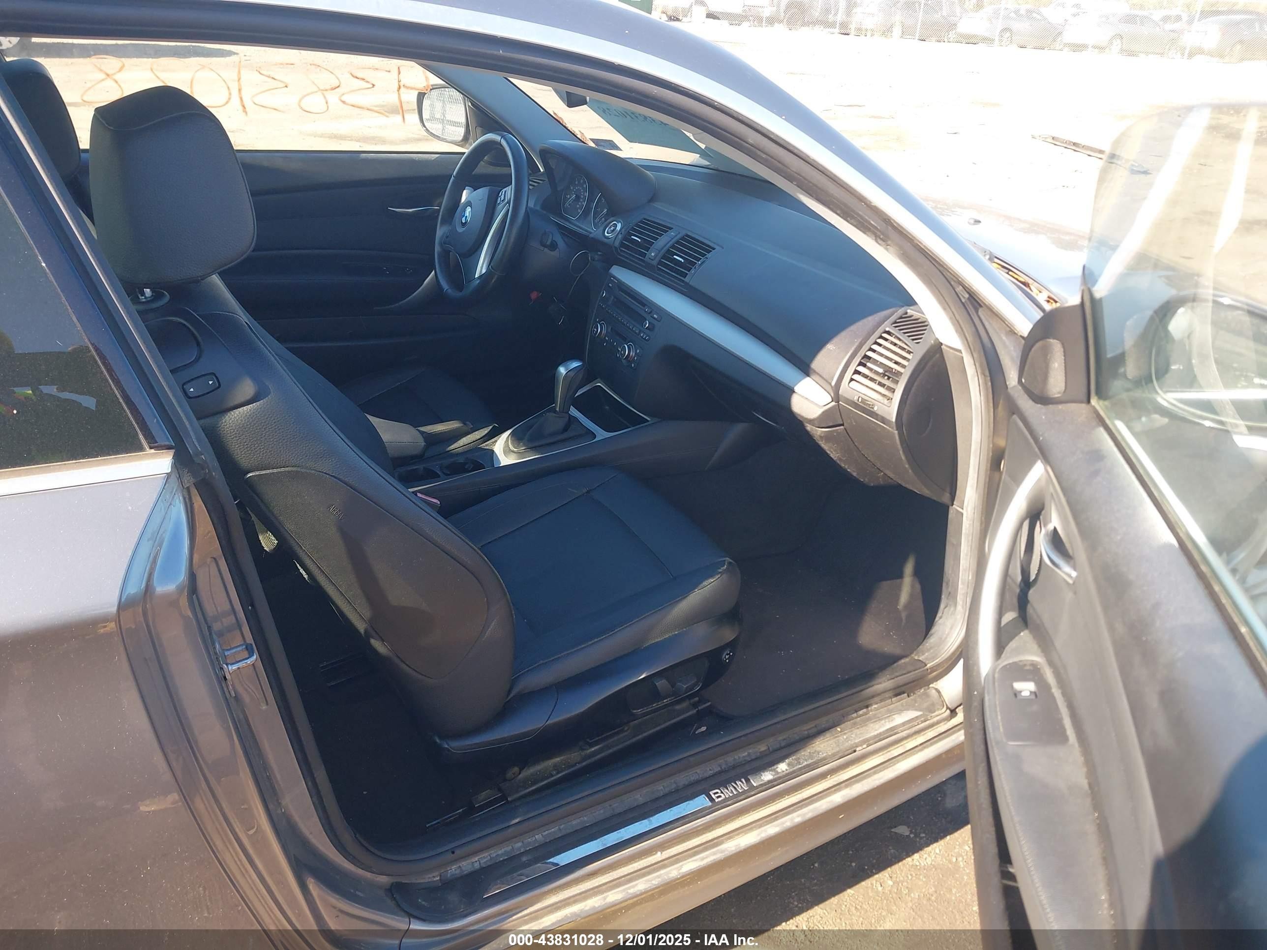 2012 Bmw 128i   Gray vin: WBAUP9C57CVL91354