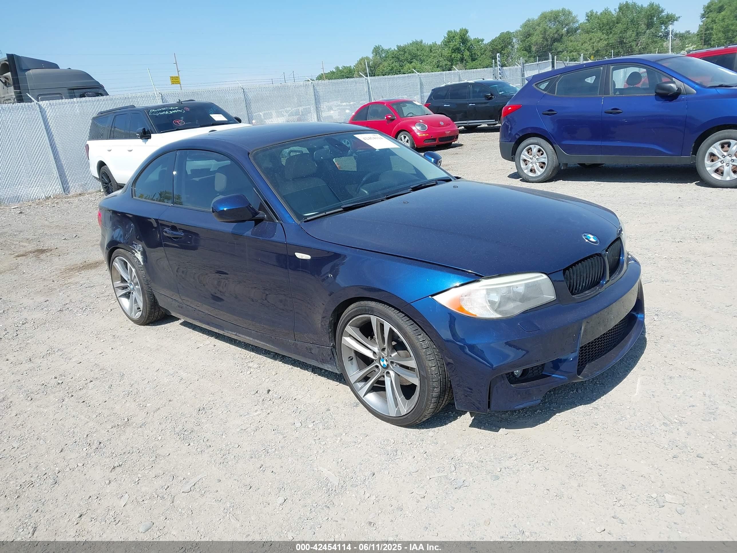 2012 Bmw 128i   Dark Blue vin: WBAUP9C57CVL91385