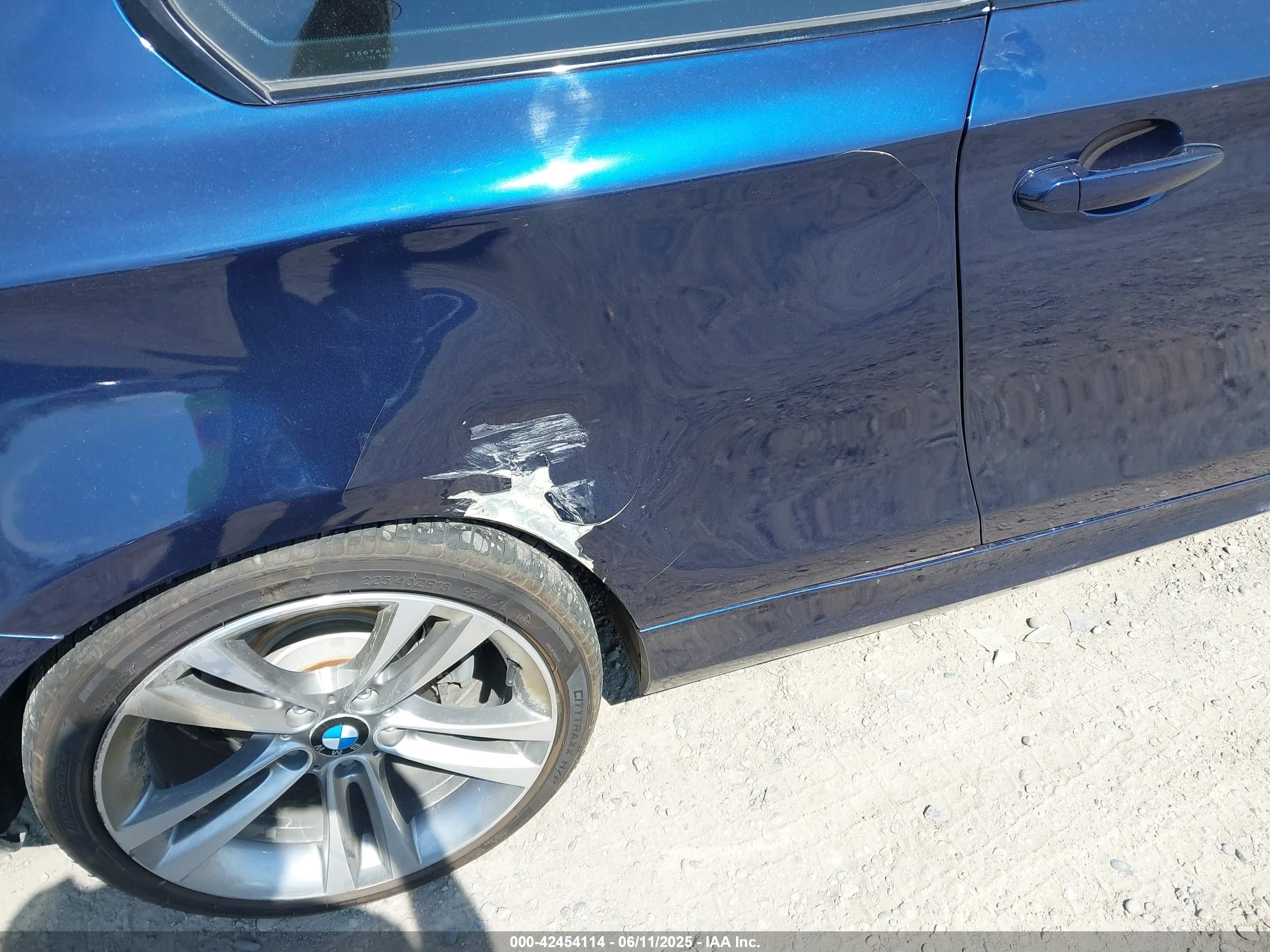 2012 Bmw 128i   Dark Blue vin: WBAUP9C57CVL91385