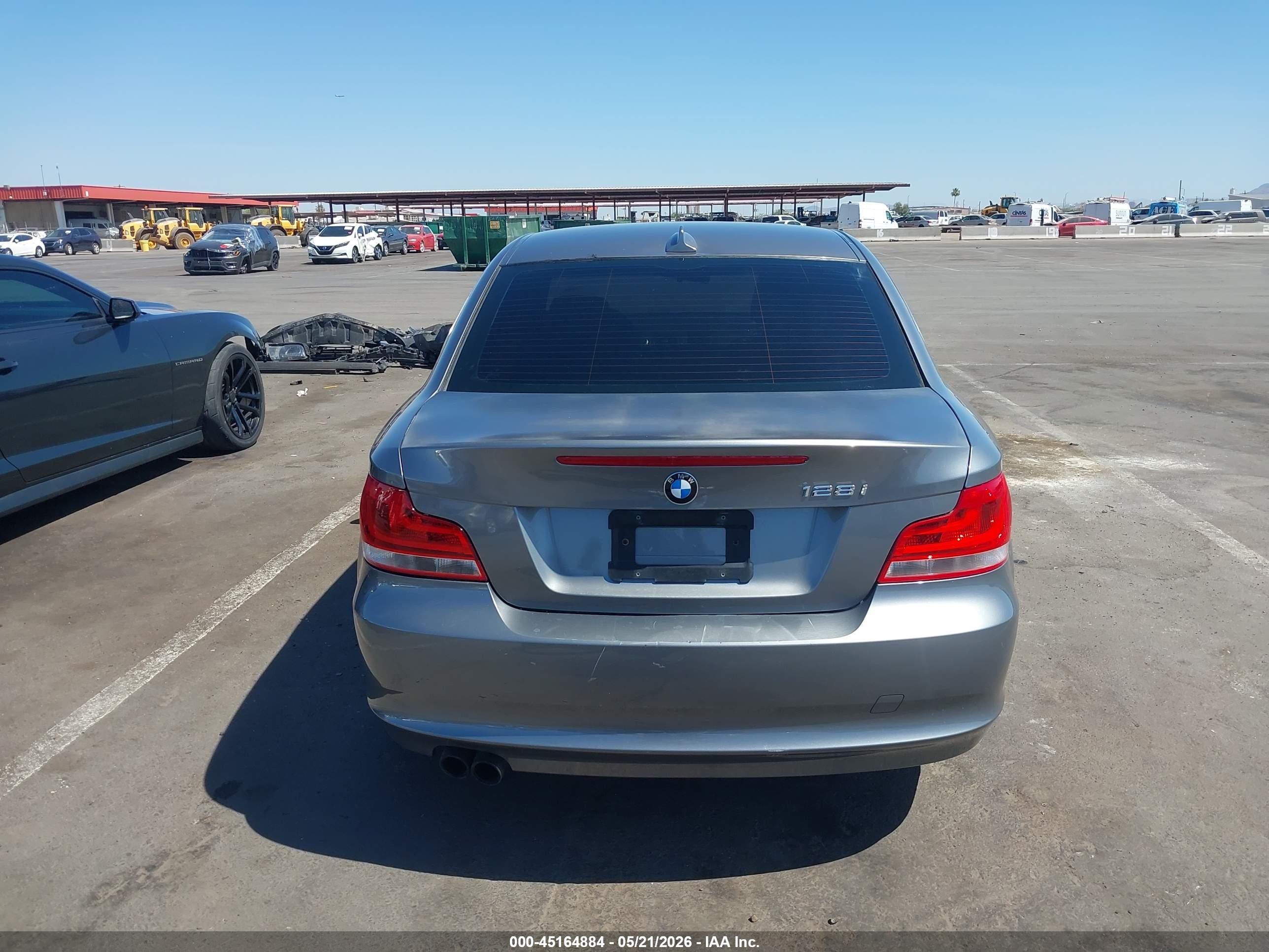 2013 Bmw 128i   Gray vin: WBAUP9C57DVS94902