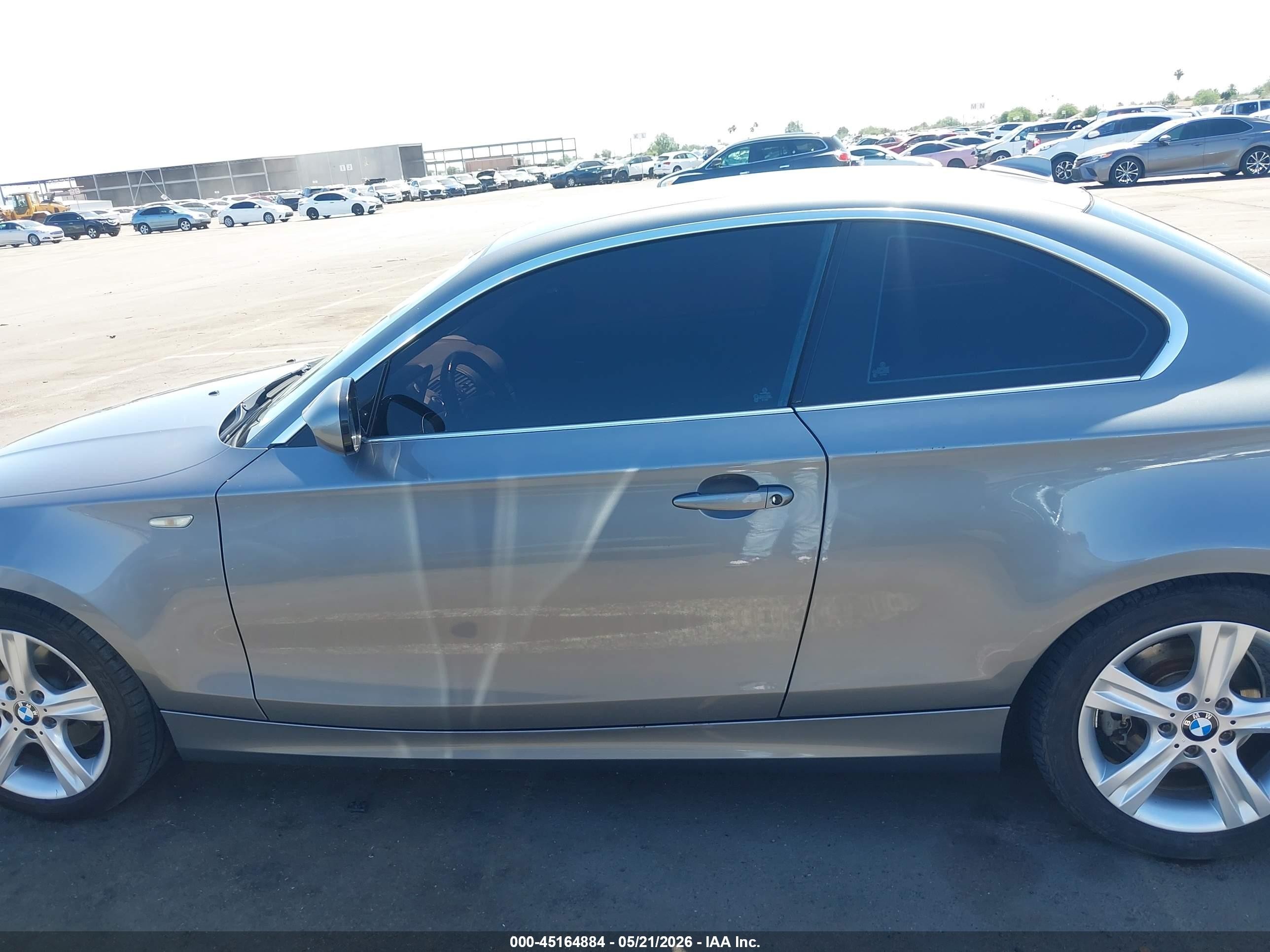 2013 Bmw 128i   Gray vin: WBAUP9C57DVS94902