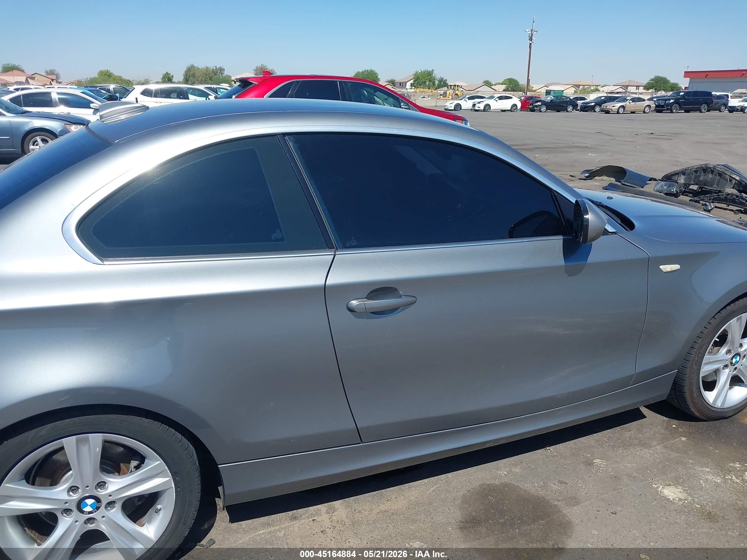 2013 Bmw 128i   Gray vin: WBAUP9C57DVS94902