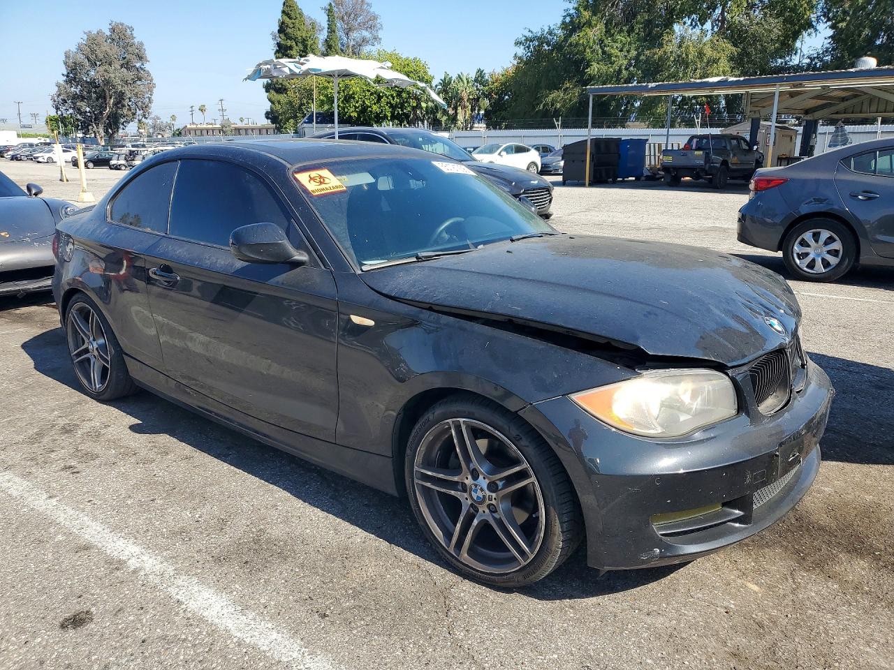 2010 Bmw 128 I Black vin: WBAUP9C58AVF46185