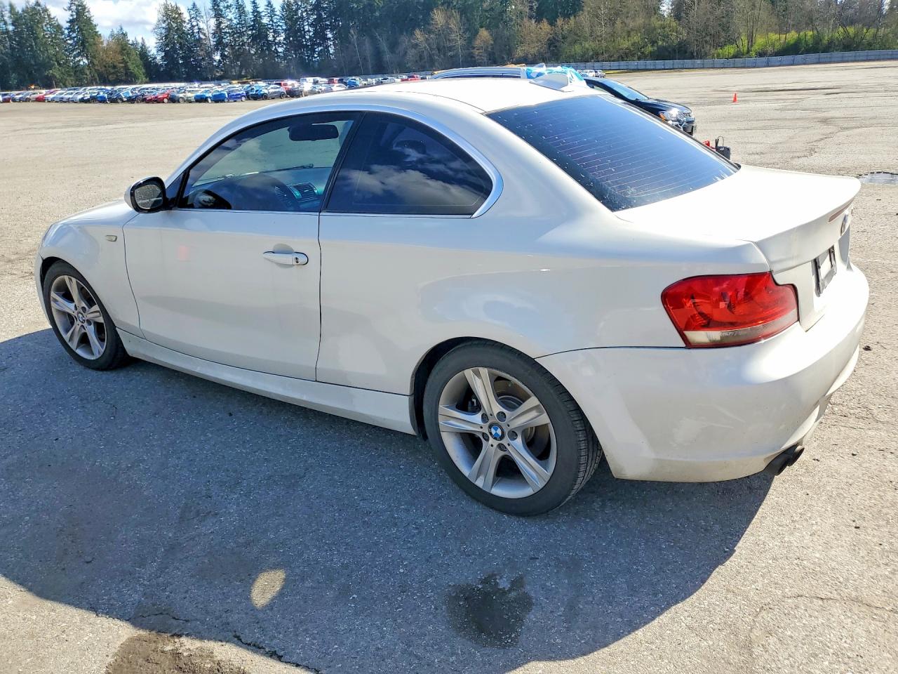 2013 Bmw 128 I White vin: WBAUP9C58DVS94648