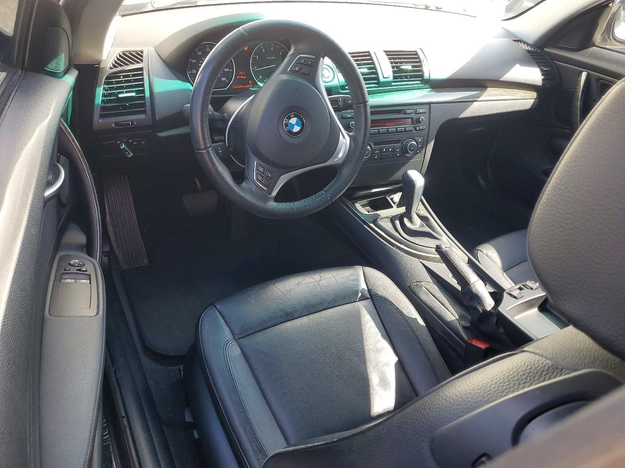 2013 Bmw 128 I White vin: WBAUP9C58DVS94648
