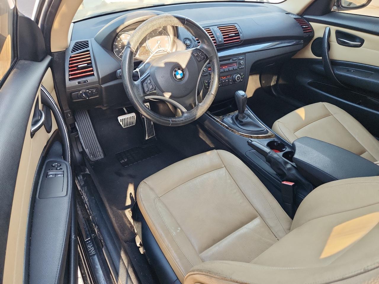 2011 Bmw 128 I Black vin: WBAUP9C59BVL90219