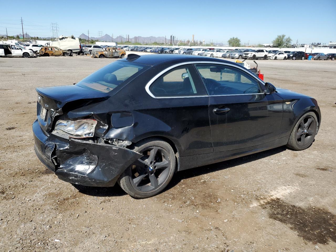 2011 Bmw 128 I Black vin: WBAUP9C59BVL90432