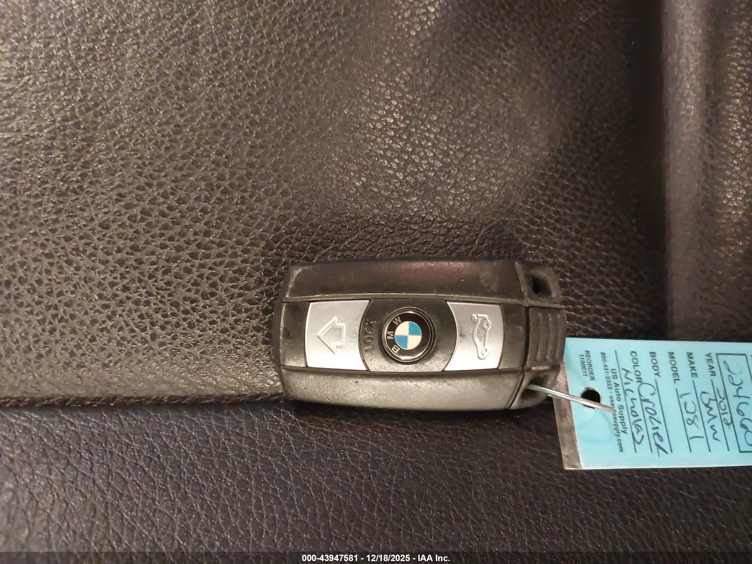 2012 Bmw 128i   Silver vin: WBAUP9C59CVL91209