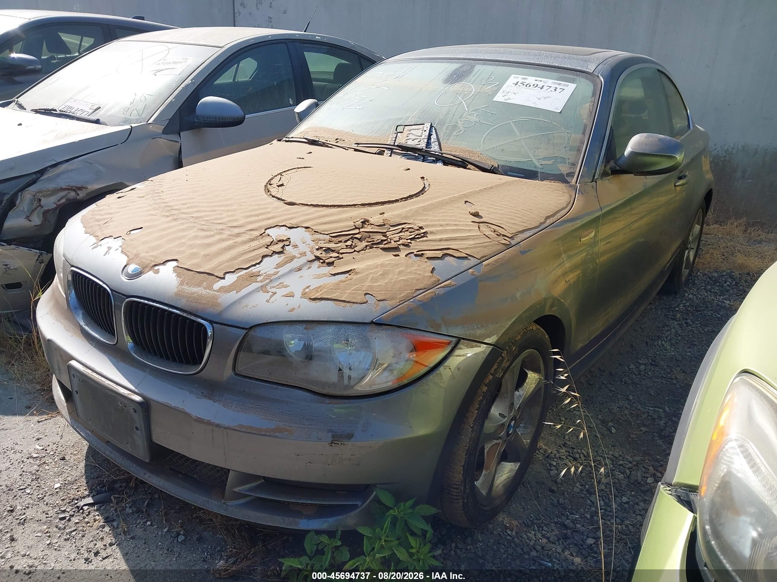 2011 Bmw 128i   Серебряный vin: WBAUP9C5XBVL89550